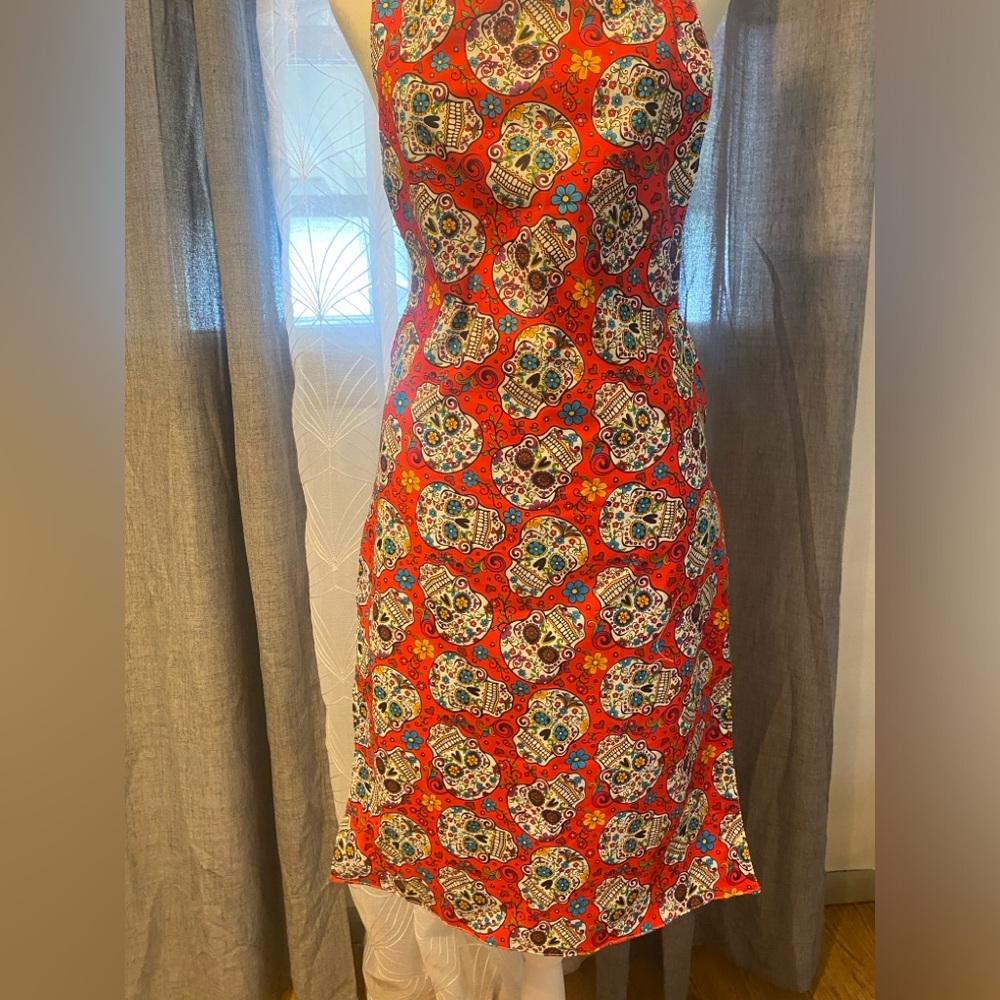 New handmade Apron day of the dead